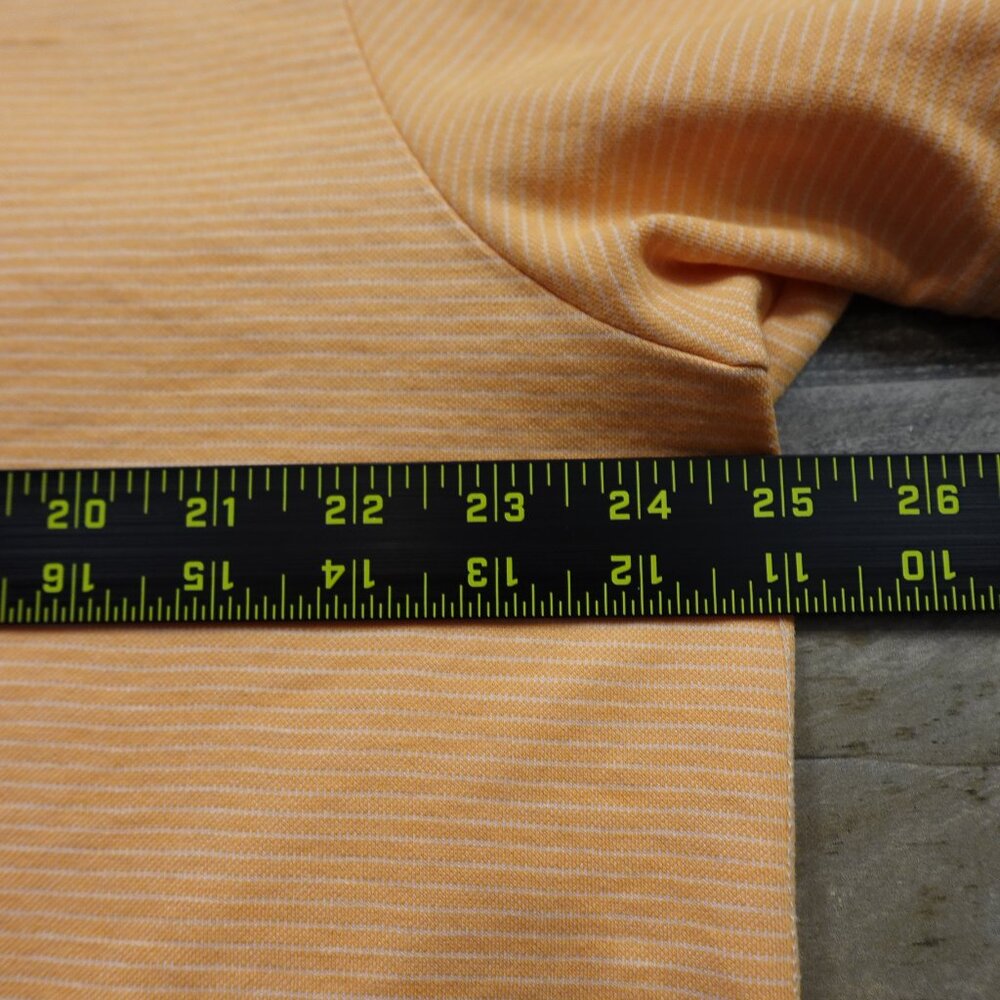 Tommy Bahama Striped Polo Shirt Men’s XL Peach Orange Casual Island Wear - Picture 4 of 9